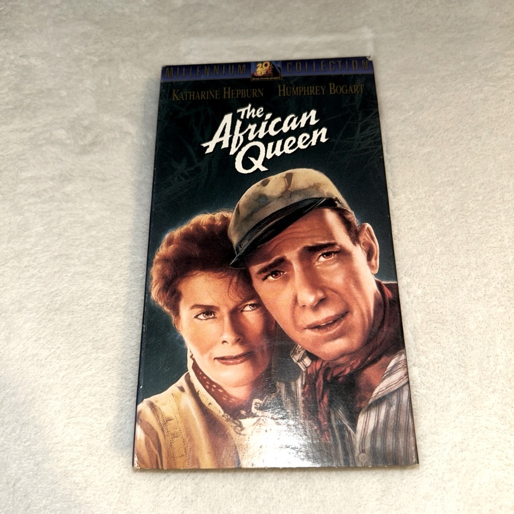 6/$10 MOVIES VHS/DVDS African Queen VHS 1992 Humphrey Bogart Katherine Hepburn